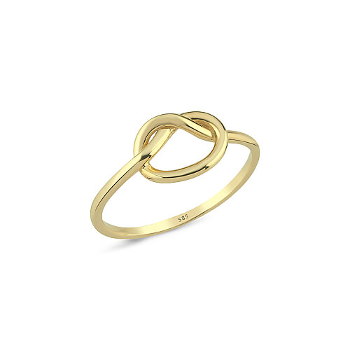 14 Ayar Altın Aşk Düğümü Yüzük - CNG Jewels