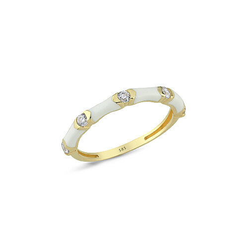 14 Ayar Altın Cloud Mineli Yüzük - CNG Jewels