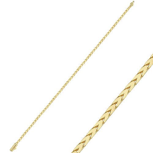 14 Ayar Altın Kıskaç Bileklik - CNG Jewels