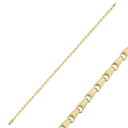 14 Ayar Altın Kuş Gözü Bileklik - CNG Jewels