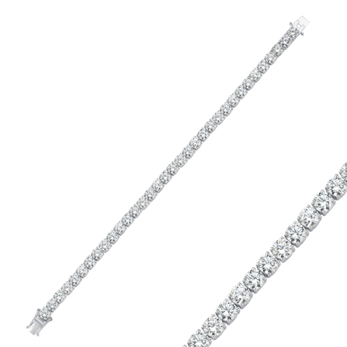 5mm Su Yolu Gümüş Bileklik - CNG Jewels