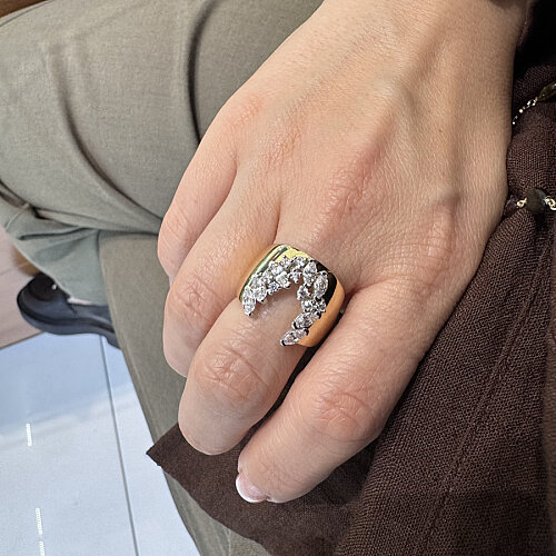 Angel Wing Markiz Kadın Gümüş Yüzük - CNG Jewels (1)