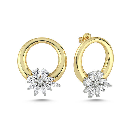 Fauna Gümüş Küpe - CNG Jewels