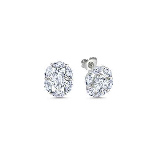 Gardenia Gümüş Küpe - CNG Jewels