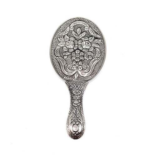 Gül Desenli Gümüş El Aynası No 1 - CNG Jewels (1)