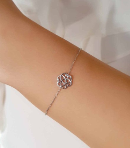 İç Huzur Sembolü Kadın Gümüş Bileklik - CNG Jewels