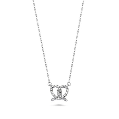 Kalp Düğümü Kadın Gümüş Kolye - CNG Jewels
