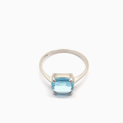 Kare Akua Minimal Kadın Gümüş Yüzük - CNG Jewels (1)