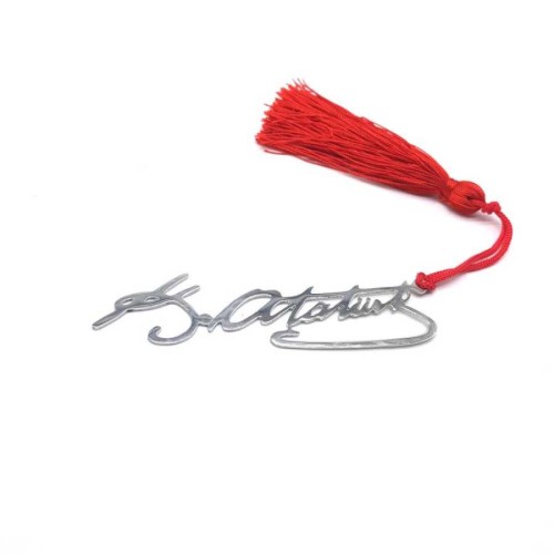 Kemal Atatürk İmzası Gümüş Kitap Ayracı - CNG Jewels (1)