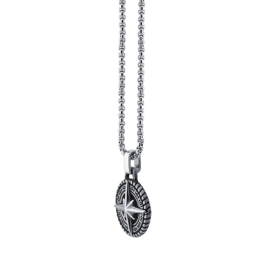 Kutup Yıldızı Çelik Erkek Kolye - CNG Jewels (1)