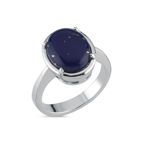 Lapis Lazuli Tektaş Kadın Gümüş Yüzük - CNG Jewels