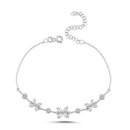 Marquise Roza Silver Women's Bracelet - CNG Jewels (1)