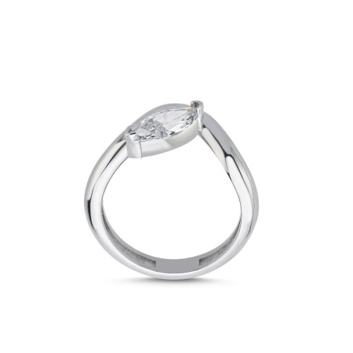 Markiz Tektaş Modern Gümüş Yüzük - CNG Jewels (1)