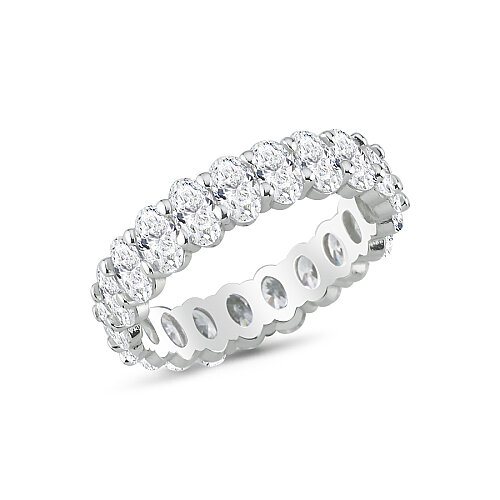 Oval Taşlı Gümüş Tamtur Yüzük - CNG Jewels