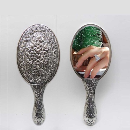 Papatya Desenli Gümüş El Aynası No 1 - CNG Jewels (1)