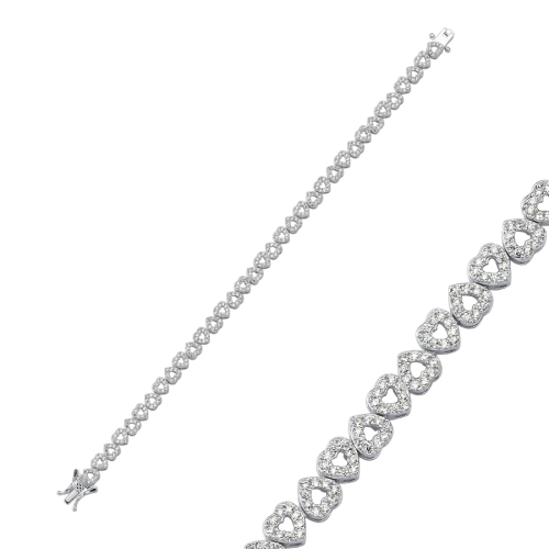 Shiny Kalp Gümüş Su Yolu Bileklik - CNG Jewels