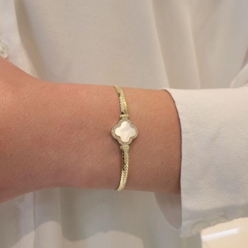 Tuana Gold Silver Women's Bracelet - CNG Jewels