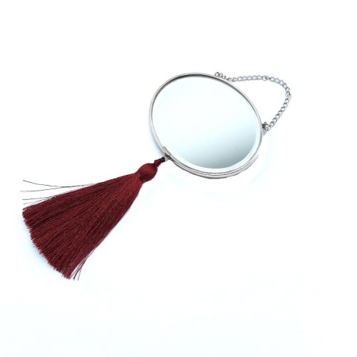 Turkuaz Taşlı Küçük Boy Gümüş Duvar Aynası - CNG Jewels (1)